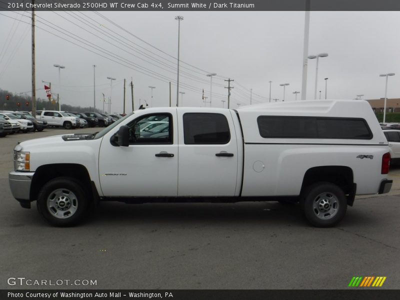 Summit White / Dark Titanium 2014 Chevrolet Silverado 2500HD WT Crew Cab 4x4