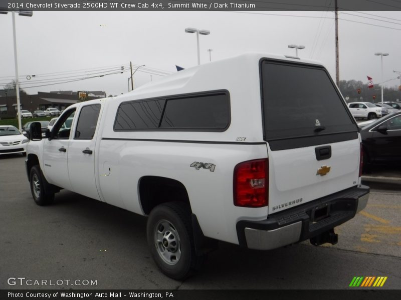 Summit White / Dark Titanium 2014 Chevrolet Silverado 2500HD WT Crew Cab 4x4