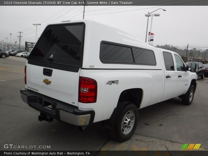 Summit White / Dark Titanium 2014 Chevrolet Silverado 2500HD WT Crew Cab 4x4