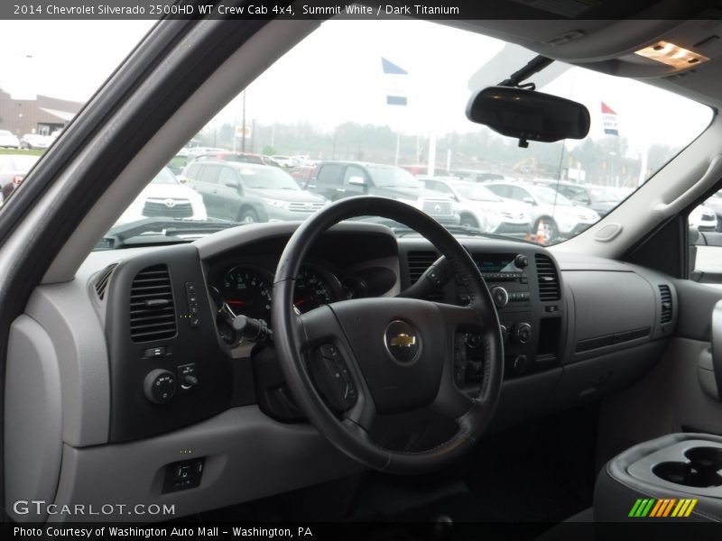 Summit White / Dark Titanium 2014 Chevrolet Silverado 2500HD WT Crew Cab 4x4
