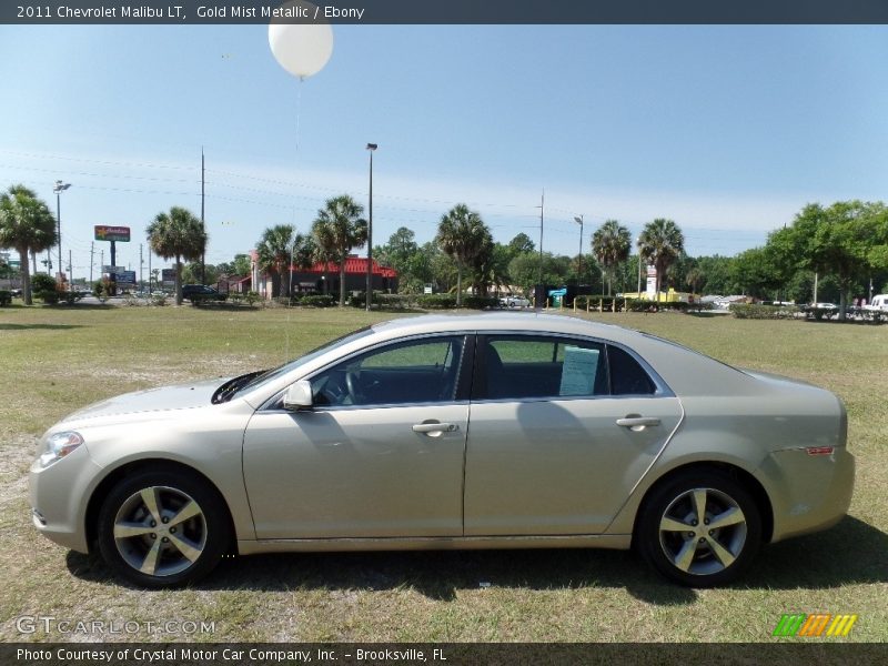 Gold Mist Metallic / Ebony 2011 Chevrolet Malibu LT