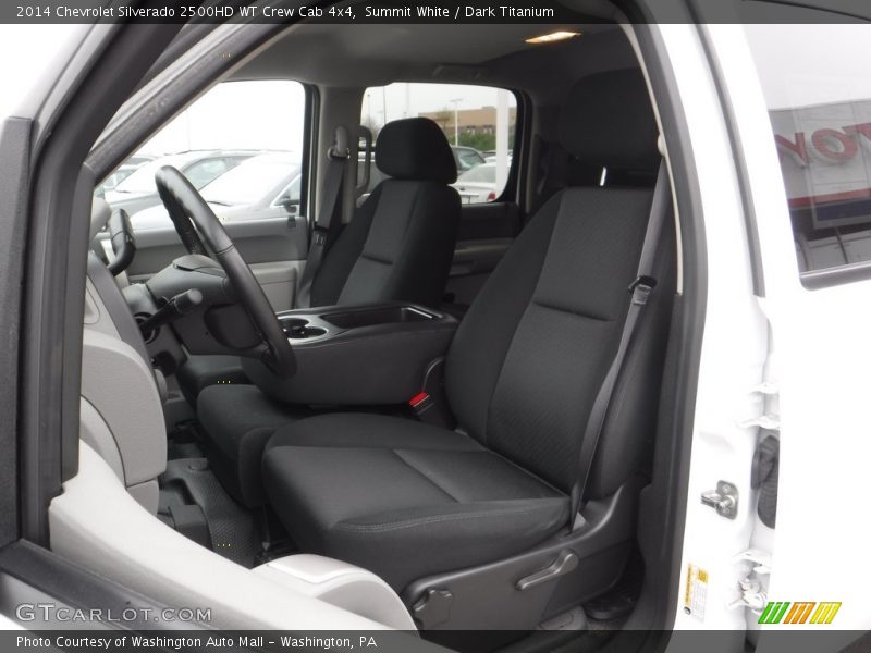 Summit White / Dark Titanium 2014 Chevrolet Silverado 2500HD WT Crew Cab 4x4