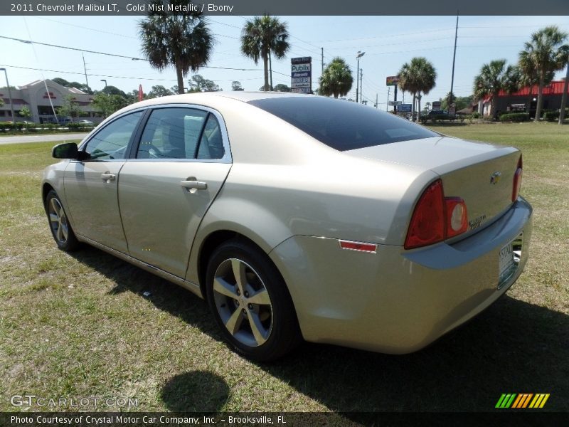 Gold Mist Metallic / Ebony 2011 Chevrolet Malibu LT