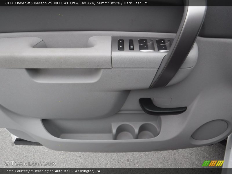 Summit White / Dark Titanium 2014 Chevrolet Silverado 2500HD WT Crew Cab 4x4