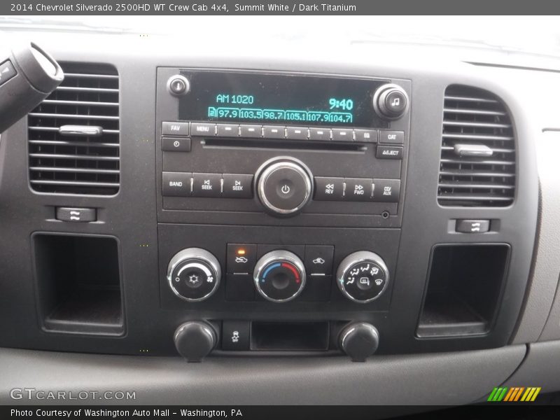 Summit White / Dark Titanium 2014 Chevrolet Silverado 2500HD WT Crew Cab 4x4