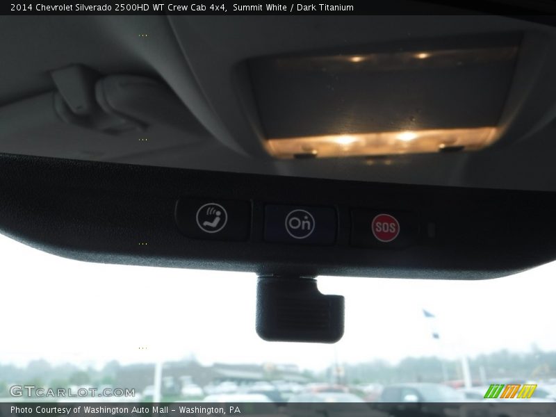 Summit White / Dark Titanium 2014 Chevrolet Silverado 2500HD WT Crew Cab 4x4