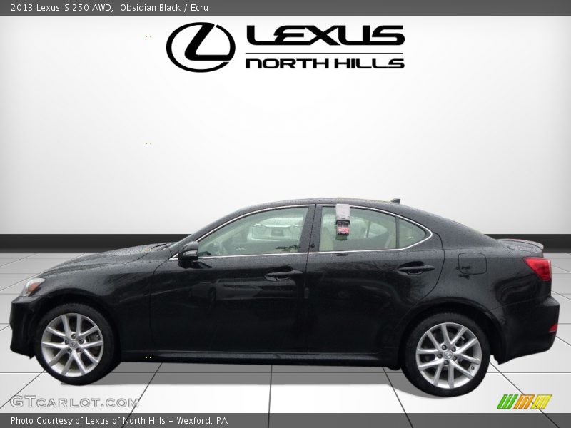 Obsidian Black / Ecru 2013 Lexus IS 250 AWD