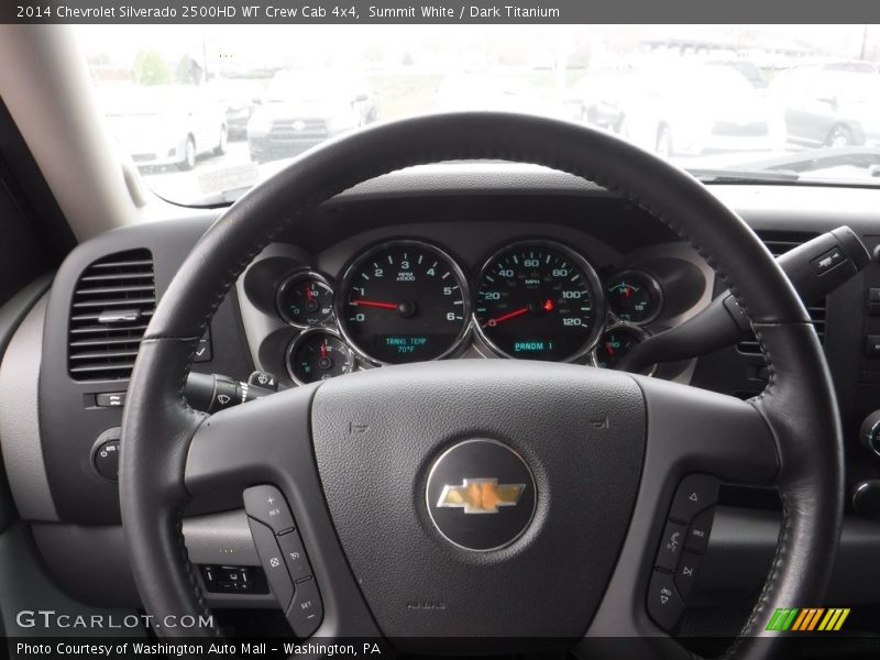Summit White / Dark Titanium 2014 Chevrolet Silverado 2500HD WT Crew Cab 4x4