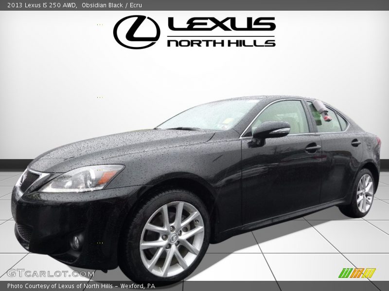 Obsidian Black / Ecru 2013 Lexus IS 250 AWD