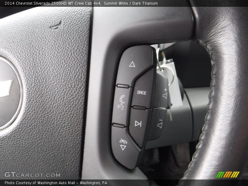 Summit White / Dark Titanium 2014 Chevrolet Silverado 2500HD WT Crew Cab 4x4