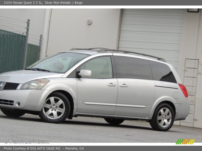 Silver Mist Metallic / Beige 2004 Nissan Quest 3.5 SL