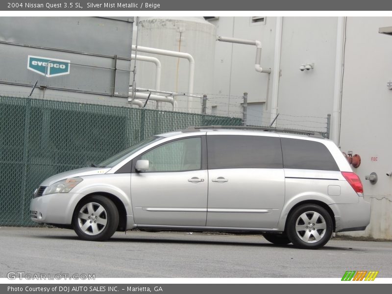 Silver Mist Metallic / Beige 2004 Nissan Quest 3.5 SL