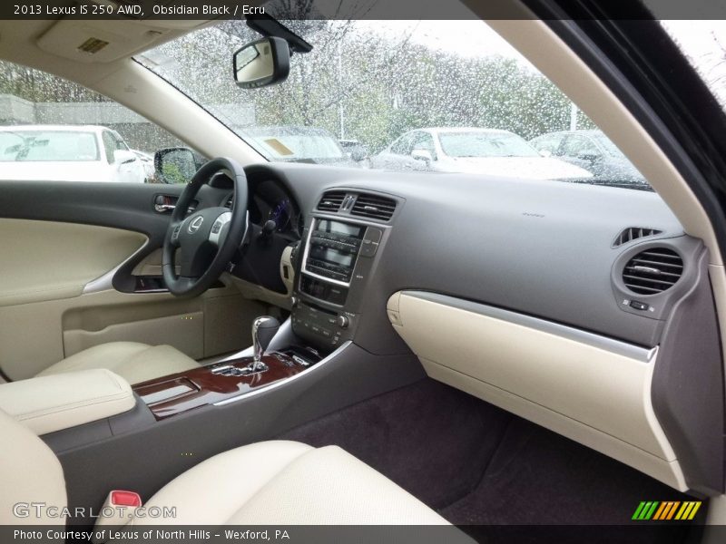 Obsidian Black / Ecru 2013 Lexus IS 250 AWD