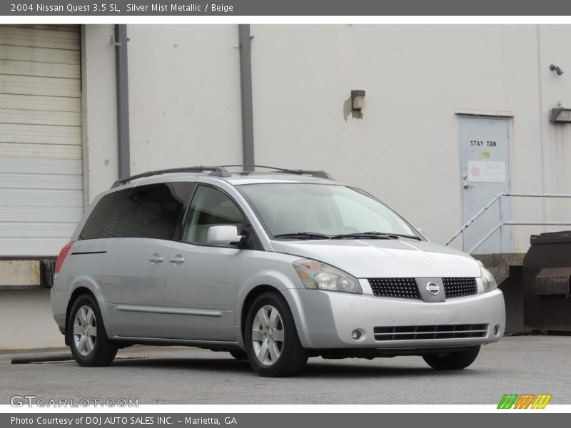 Silver Mist Metallic / Beige 2004 Nissan Quest 3.5 SL