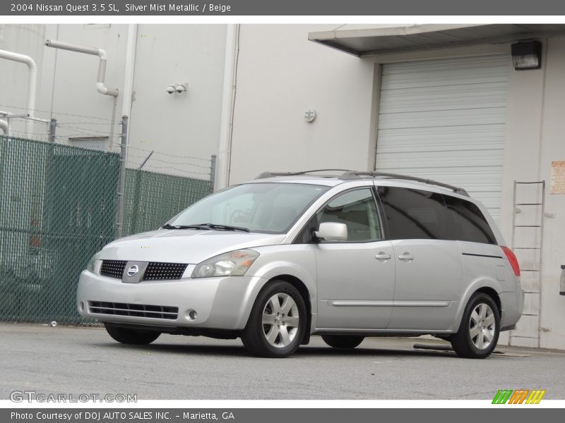 Silver Mist Metallic / Beige 2004 Nissan Quest 3.5 SL