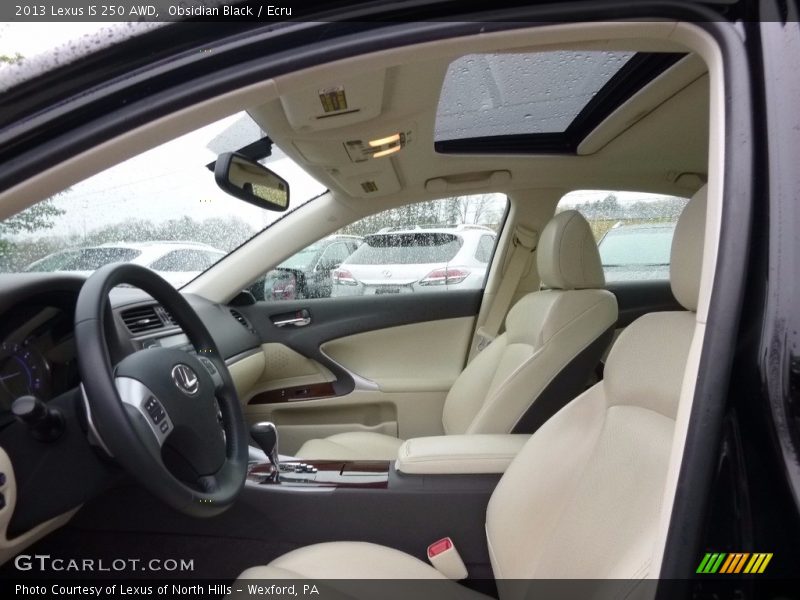 Obsidian Black / Ecru 2013 Lexus IS 250 AWD