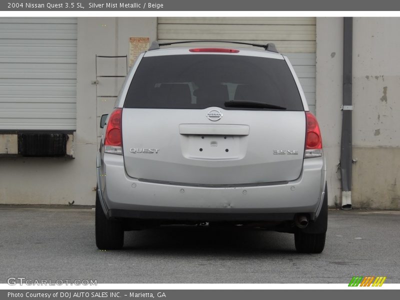 Silver Mist Metallic / Beige 2004 Nissan Quest 3.5 SL