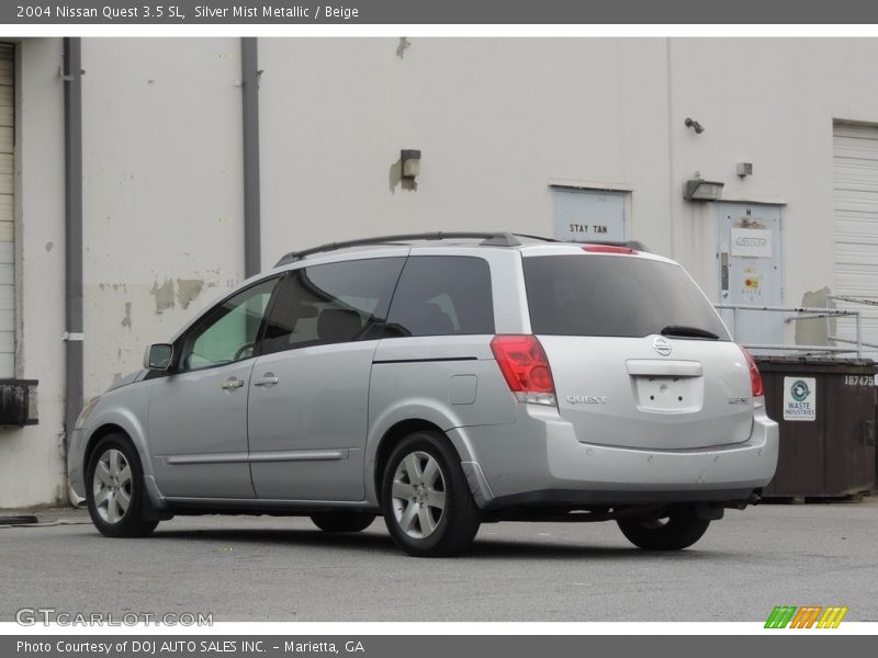Silver Mist Metallic / Beige 2004 Nissan Quest 3.5 SL