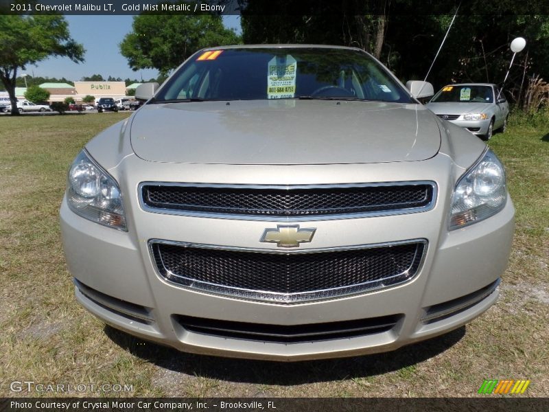 Gold Mist Metallic / Ebony 2011 Chevrolet Malibu LT