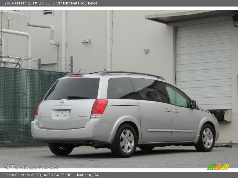 Silver Mist Metallic / Beige 2004 Nissan Quest 3.5 SL