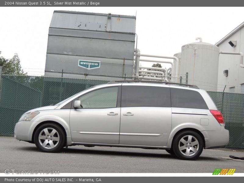 Silver Mist Metallic / Beige 2004 Nissan Quest 3.5 SL