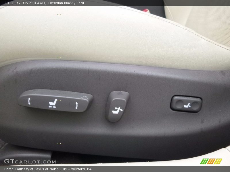 Obsidian Black / Ecru 2013 Lexus IS 250 AWD