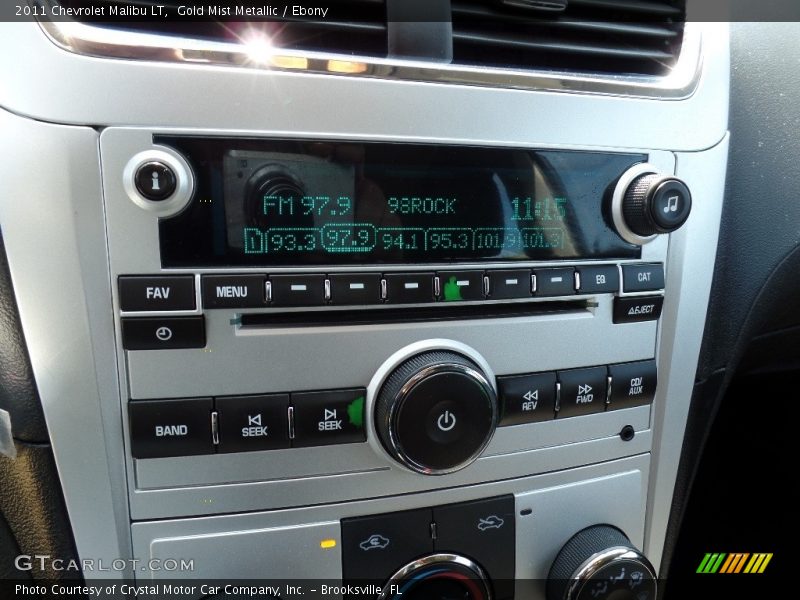 Gold Mist Metallic / Ebony 2011 Chevrolet Malibu LT