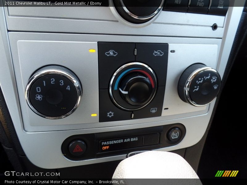 Gold Mist Metallic / Ebony 2011 Chevrolet Malibu LT