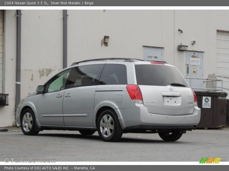 Silver Mist Metallic / Beige 2004 Nissan Quest 3.5 SL