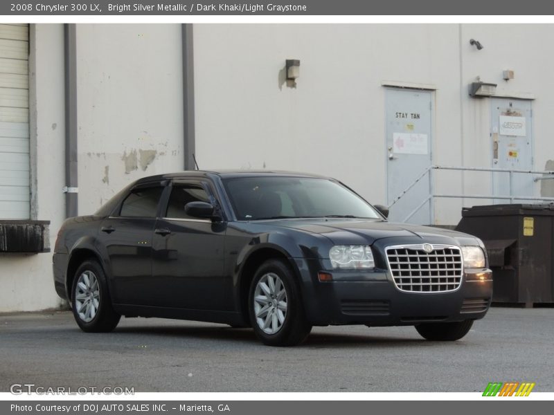 Bright Silver Metallic / Dark Khaki/Light Graystone 2008 Chrysler 300 LX