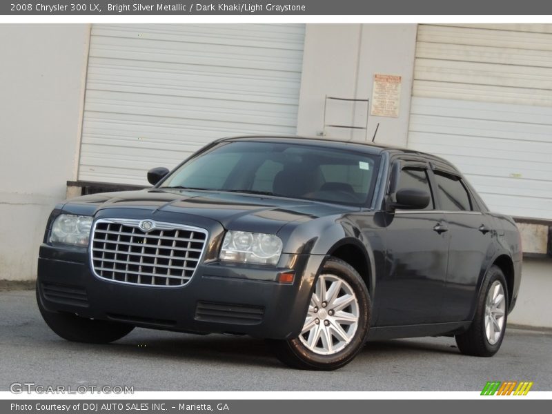 Bright Silver Metallic / Dark Khaki/Light Graystone 2008 Chrysler 300 LX