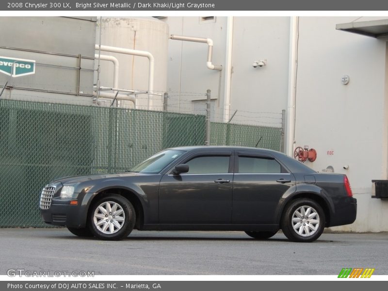 Bright Silver Metallic / Dark Khaki/Light Graystone 2008 Chrysler 300 LX