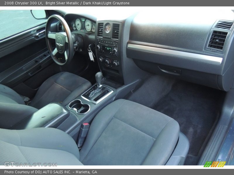 Bright Silver Metallic / Dark Khaki/Light Graystone 2008 Chrysler 300 LX