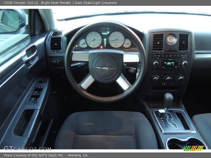 Bright Silver Metallic / Dark Khaki/Light Graystone 2008 Chrysler 300 LX