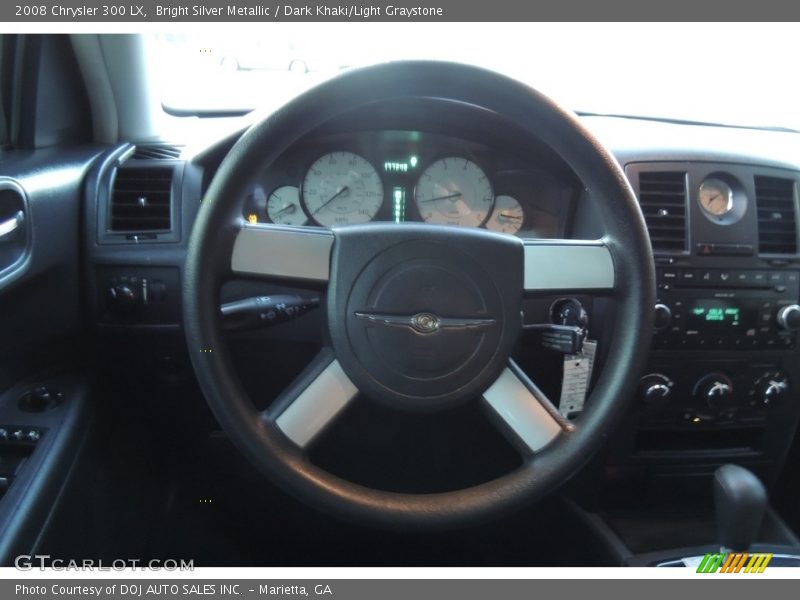 Bright Silver Metallic / Dark Khaki/Light Graystone 2008 Chrysler 300 LX