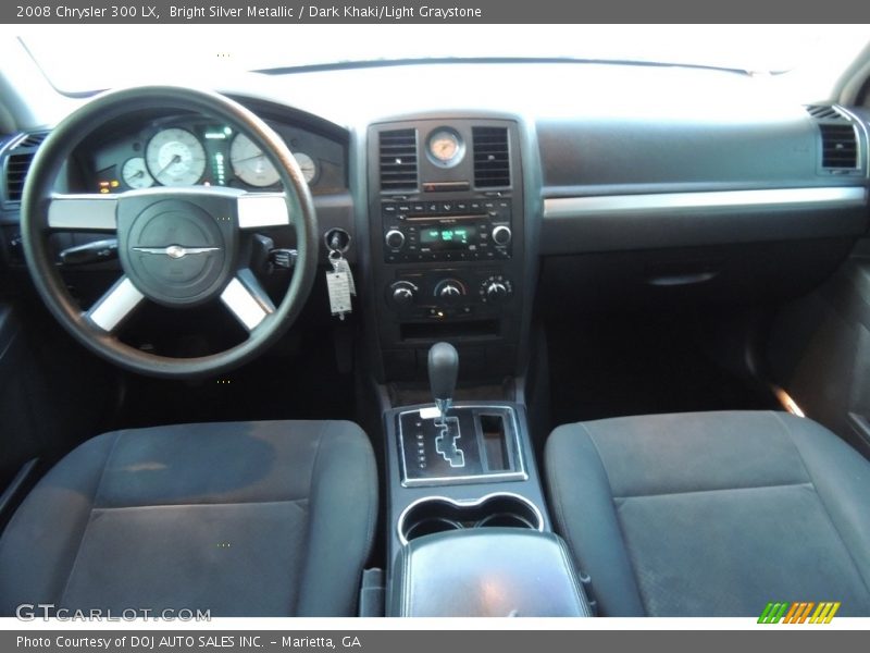 Bright Silver Metallic / Dark Khaki/Light Graystone 2008 Chrysler 300 LX