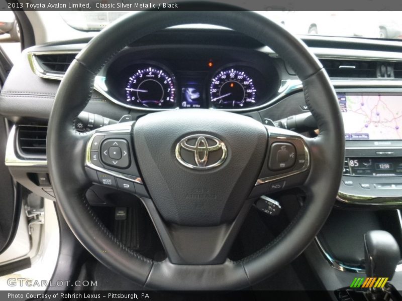 Classic Silver Metallic / Black 2013 Toyota Avalon Limited