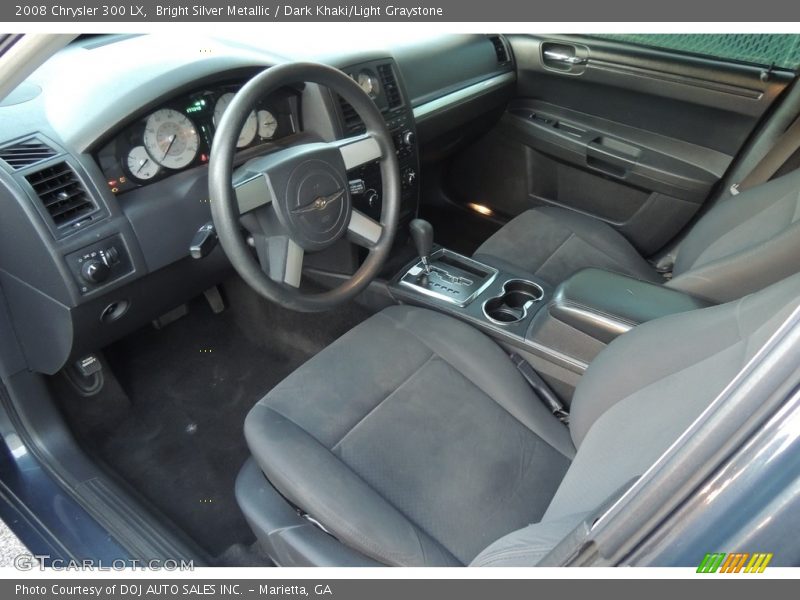 Bright Silver Metallic / Dark Khaki/Light Graystone 2008 Chrysler 300 LX