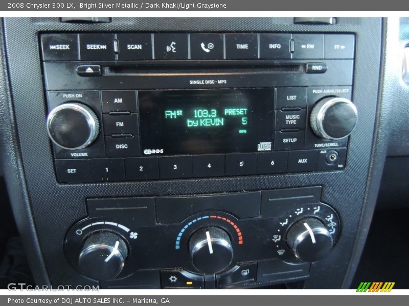 Bright Silver Metallic / Dark Khaki/Light Graystone 2008 Chrysler 300 LX