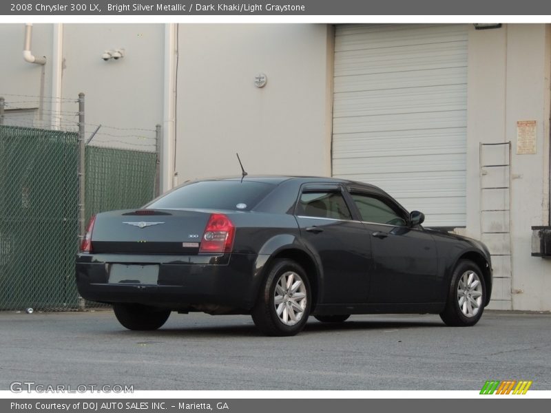 Bright Silver Metallic / Dark Khaki/Light Graystone 2008 Chrysler 300 LX