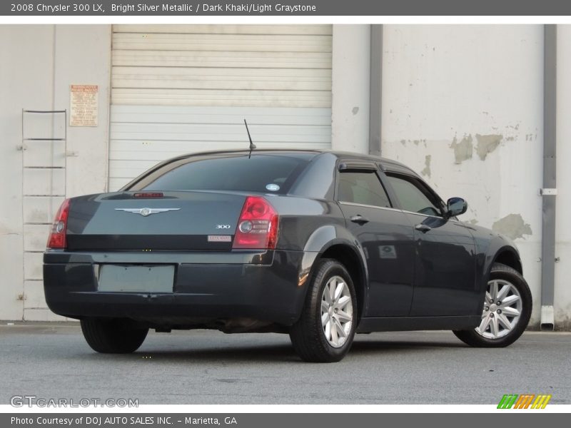 Bright Silver Metallic / Dark Khaki/Light Graystone 2008 Chrysler 300 LX