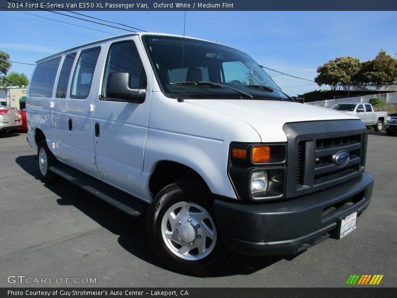 Oxford White / Medium Flint 2014 Ford E-Series Van E350 XL Passenger Van