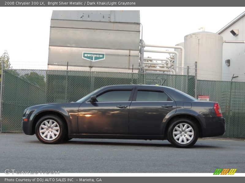 Bright Silver Metallic / Dark Khaki/Light Graystone 2008 Chrysler 300 LX