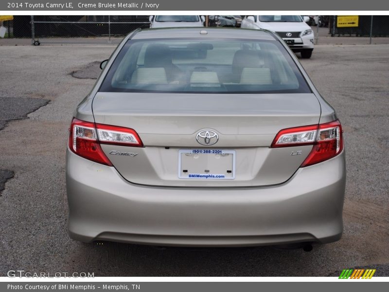 Creme Brulee Metallic / Ivory 2014 Toyota Camry LE