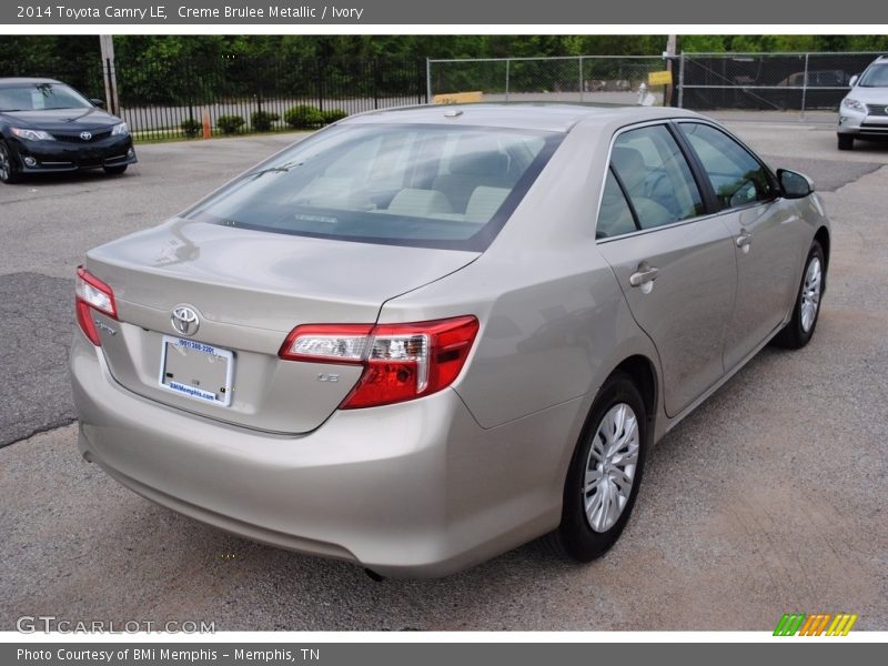 Creme Brulee Metallic / Ivory 2014 Toyota Camry LE