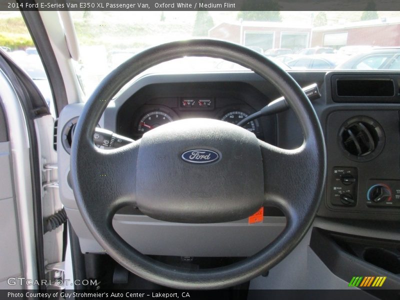 Oxford White / Medium Flint 2014 Ford E-Series Van E350 XL Passenger Van