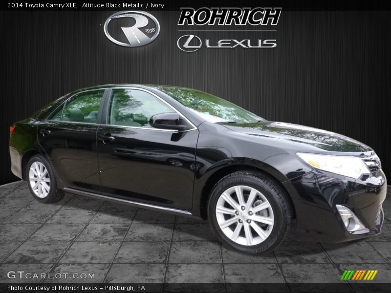 Attitude Black Metallic / Ivory 2014 Toyota Camry XLE