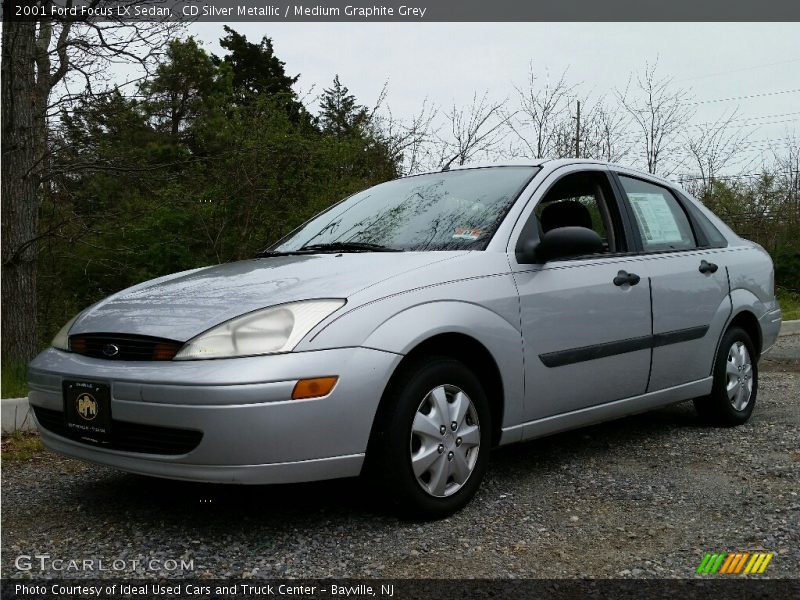 CD Silver Metallic / Medium Graphite Grey 2001 Ford Focus LX Sedan