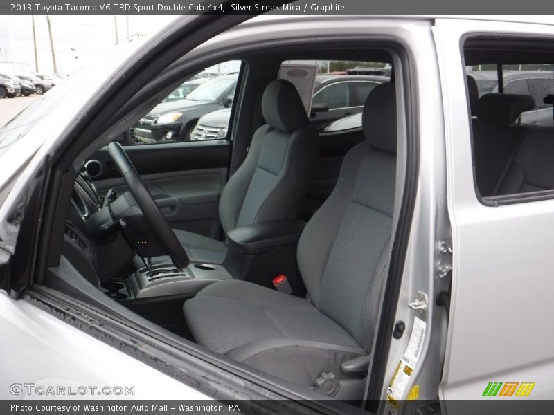 Silver Streak Mica / Graphite 2013 Toyota Tacoma V6 TRD Sport Double Cab 4x4