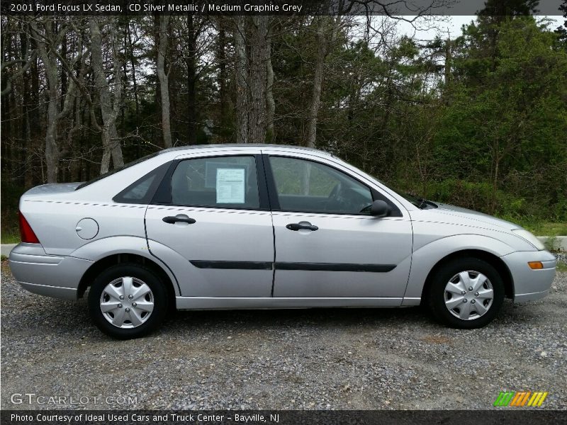 CD Silver Metallic / Medium Graphite Grey 2001 Ford Focus LX Sedan